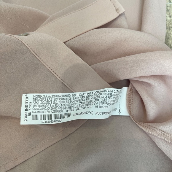 ZARA WOMAN TOP BLOUSE - Picture 9 of 10